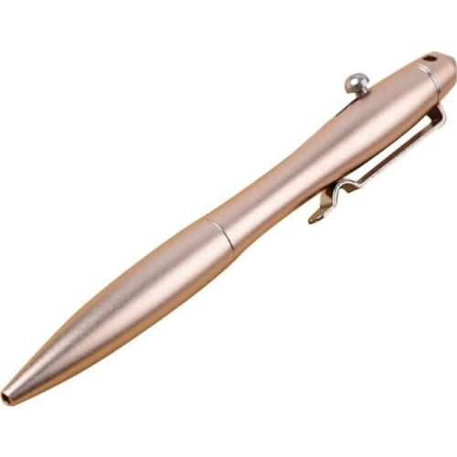 Practical Solid Aluminum Alloy Gel Ink Pen Retro Bolt Action Writing Tool Supply PXPA
