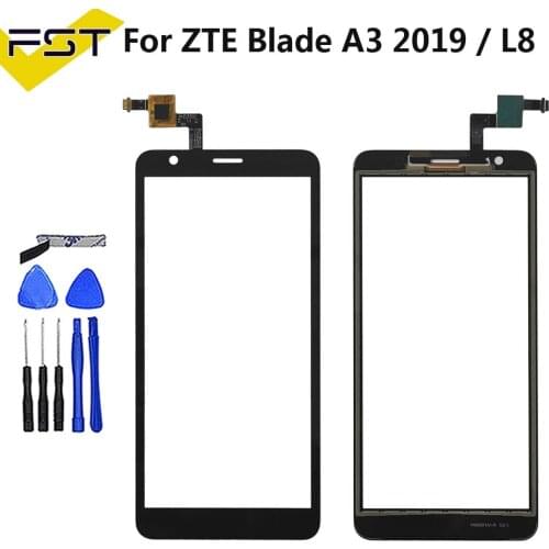 For ZTE Blade L8 Touch Screen Digitizer For ZTE Blade A3 2019 Touch Glass Panel Sensor Assembly Parts
