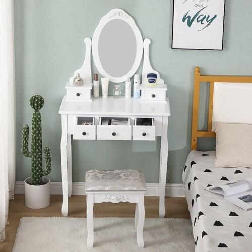 75*40*138cm Dressing Table Modern Minimalist Bedroom Storage Cabinet Nordic Makeup Table Home Cosmetic Table HWC