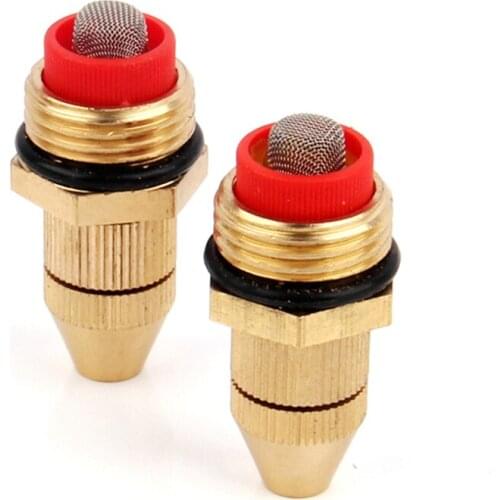 1-50pcs 1/2 Inch Male Thread Brass Sprinkler Atomizing Mist Nozzle Garden Lawn Adjustable Metal Sprinkler