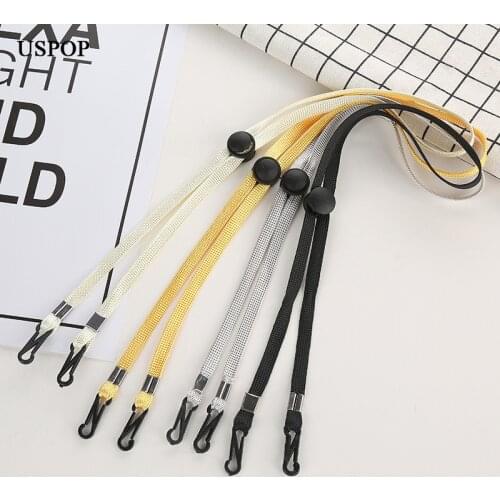 Windproof rope professional drawstring windproof rope for hats Adjustable sun hat polyester windproof rope