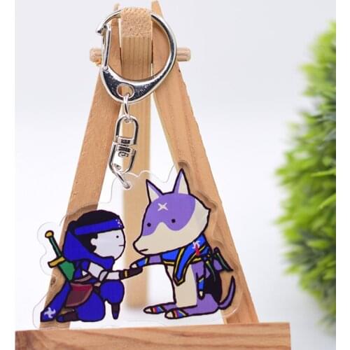 WL0891 Chibi Keychain Acrylic Cartoon Keyring Accessories