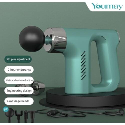 Youmay Mini Massage Gun Deep Tissue Percussion Muscle Massager For Pain Relief Fascia Gun Electric Body Back Neck Massager