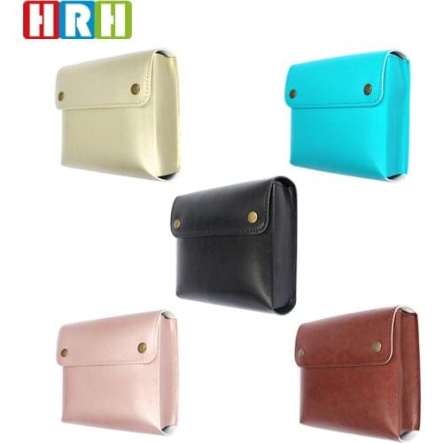 HRH Protetive case PU Leather Pouch Cover powerbank pro case for xiaomi for huawei any powerbank (No PowerBank)
