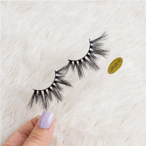 1 Pair 25 MM Mink Eyelashes Fluffy Lashes Big Dramatic Messy Long 3d False Eyelashes Makeup Wholesale 25mm 5d Mink Lashes
