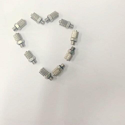 10PCS/LOT PC6-M3 PC4-M6 PC6-M5 PC6-M6 PC6-M5mini connector Quick screw throughAir Hose Quick Fitting 6mm Tube M4 M5 M6