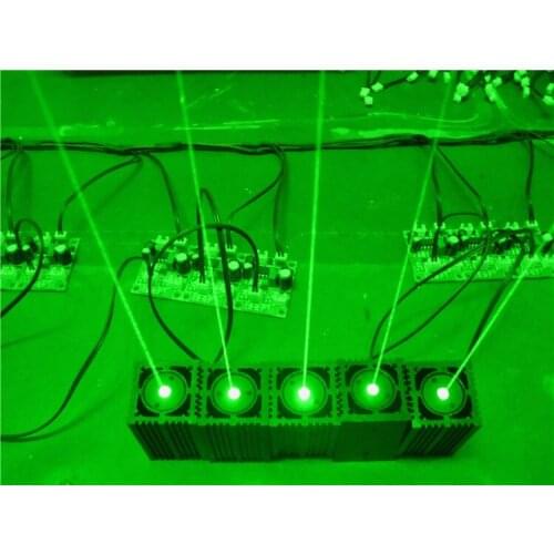 12V Green laser 532nm 200mW laser module/Room escape/industrial/Stage green laser show
