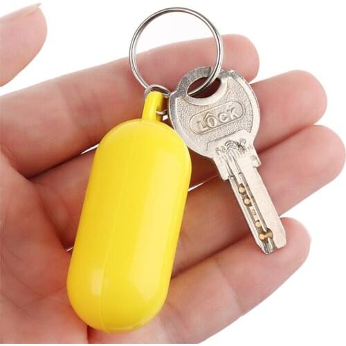 2pcs/set Kayak Floating Keyring Fender Buoyant Key Ring Marine Sailing Boat Float Canal Keychain Water Sports Keys Buckle