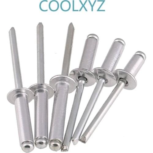 Core-pulling aluminum rivets round head aluminum rivets GB core-pulling rivets rivet specifications wholesale series 25PCS