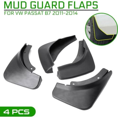 Car Mud Flaps For VW Passat B7 2011 2012 2013 2014 Front Rear Mudguards Mudflaps for Fender Splash Guards