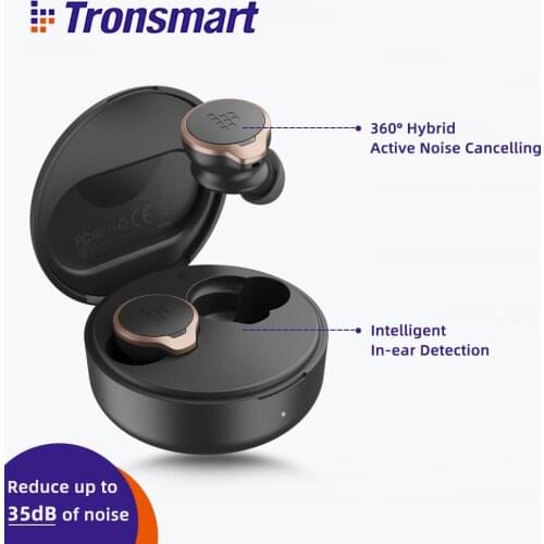 Original Tronsmart Apollo Bold ANC Earbuds (Active Noise Cancelling) TWS Wireless Earphones with QualcommChip QCC5124, Apt-X