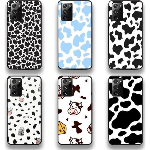 Mick Cow Pattern Print Phone Case For Samsung Galaxy Note20 ultra 7 8 9 10 Plus lite M51 M21 M31S J8 2018 Prime