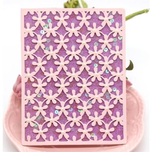 Flowers Frame Metal Cutting Dies Stencils for DIY Scrapbooking Decorative Embossing Paper Card Making Craft