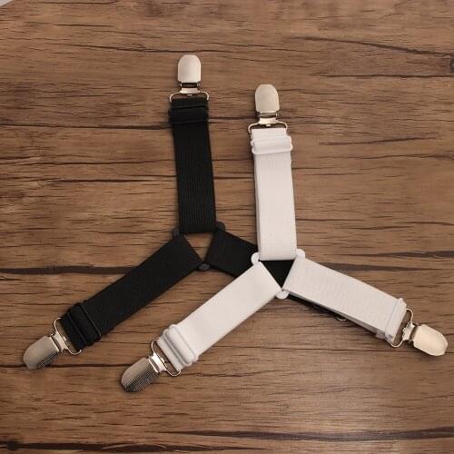 4Pcs Elastic Bed Sheet Grippers Clip Mattress Cover Blankets Holder Fasteners Slip-Resistant Belt Clips Home Textiles Gadgets