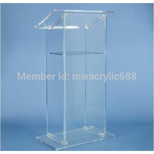 Pulpit furnitureFree Shiping High Quality Modern Design Beautiful Cheap Acrylic Lecternacrylic pulpit plexiglass