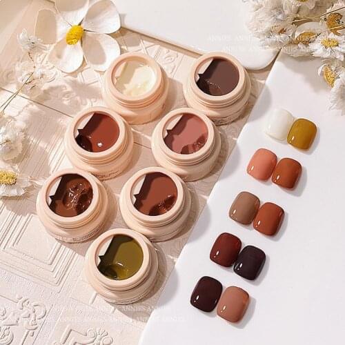 5ml Japanese Solid Tank Gel Phototherapy Nail Polish Glue Jelly Color UV Gel Soak Off LED Nails Gel Polish Nail Art Tools