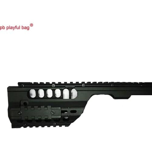 Playful bag Outdoor sports game equipment HQ industrial MP5K nylon fish bone water bullet gun refitted parts Khaki black OA10