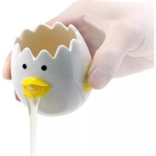Chicken Ceramic Egg White Separator Creative Egg Yolk Protein Separator Filter Baking Tools Kitchen Accessories Practical