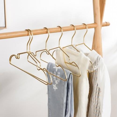 Metal Hangers for Clothes Aluminum Alloy Rack Non-Slip Drying Rack Coat Pants Organizer Wardrobe Storage Sapce Save Hanger 10pcs