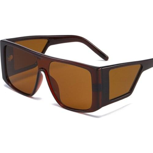 New Fashion All-match Glasses Large Frame Personality Sunglasses for Men Women High Quality Driving Designer Sunglasses UV400