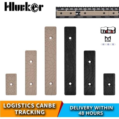 Tactical Rubber Non-slip Panel Cover Protector Fit KeyMod Mlok System Handguard For Hunting Airsoft Accessories