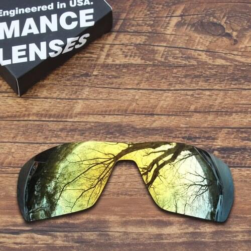 ToughAsNails Polarized Replacement Lenses for Oakley Offshoot Sunglasses Gold Mirrored (Lens Only)