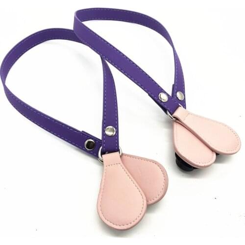 1 pair 80 cm 3 colors new design style handles for obag mini handbag kind of hadnbag women bag