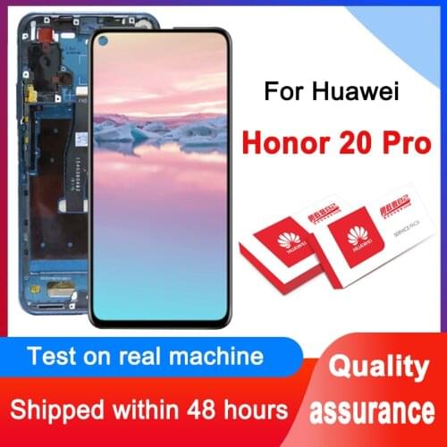 100% Tested 6.26'' Display Replacement For Huawei Honor 20 Pro LCD Display Touch Screen Digitizer Assembly For YAL-AL10 YAL-L41