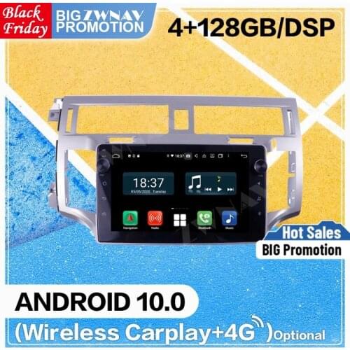 128G Carplay Android Screen For Toyota Avalon 2006 2007 2008 2009 2010 2011 2012 GPS Navi Radio Audio Stereo Recoeder Head Unit