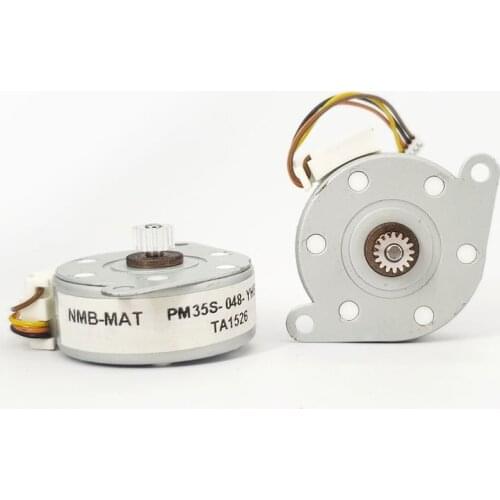 2 Phase 4 Wire 35 Motors Stepper Motor With 16 Gears PM35S-048 Permanent Magnet Stepper Motor Used in Industrial Equipment, Cars