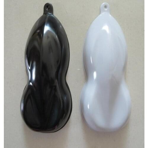 Black speed water transfer printing Clear Plastic Speed Shapes Hydrographic test Pieces Speed Shape Black