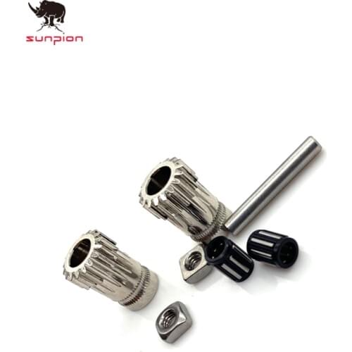 3d Printer parts Drivegear kit dual drive gear extruder kit Cloned Btech Dual Gears Prusa i3 Steel Pulleys Kit Gears Extrusion