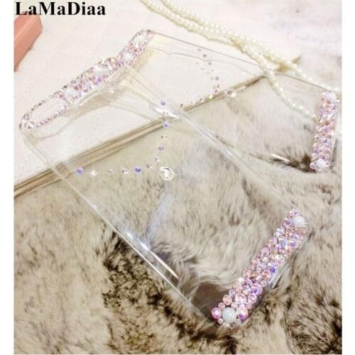 For HuaweiP9 P10 P20 P30 P40 PLUS LiTE Mate10 20 30 Pro Lite Luxury Bling Rhinestone Diamond Crystal Soft Transparent Cover Case