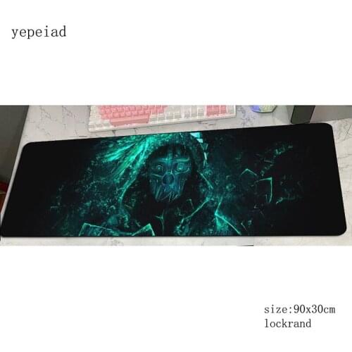 Dishonored mouse pad gamer 900x300x4mm gaming mousepad big notbook desk mat Halloween Gift padmouse games pc gamer mats gamepad