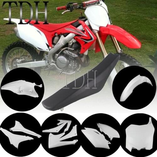 Supermoto Complete Fairing Kit Bodywork Frame Cover Full Seat Side Panel Fender Guard For Honda CRF450R 09-12 CRF250R 2010-2013