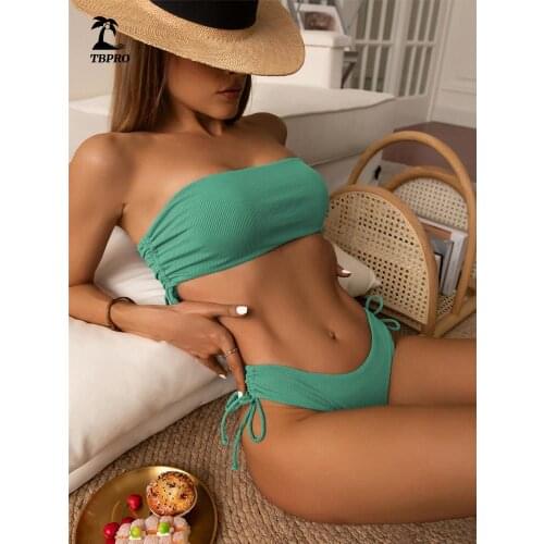 MCCKLE Bandeau Swimwear