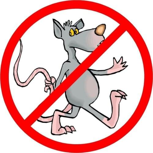 Creative Mouse-free Walking Warning Car Stickers PVC Personality Fashion Body Windows Beautiful Decals Waterproof Decoration