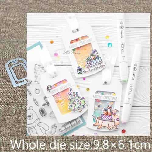 New Design Craft Metal stencil mold Cutting Dies tag label decoration scrapbook die cuts Album Paper Card Craft Embossing