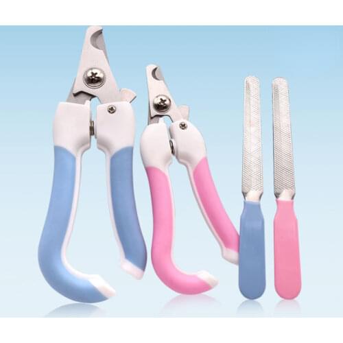 Professional Pet Cat Dog Nail Clipper Cutter Stainless Steel Grooming Scissors Clippers Claw Nail Scissors with Lock