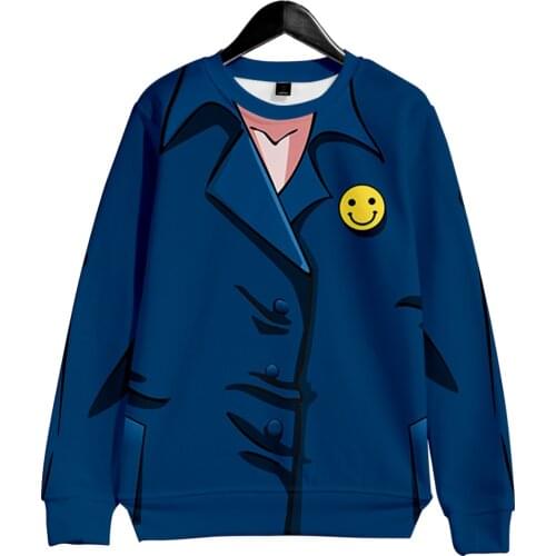 Creepypasta 3D print autumn and winter Holiday passionate style Men/Women Kawaii Dress up style clothes Round