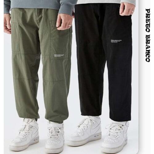 Preto branco Men's Winter Trousers