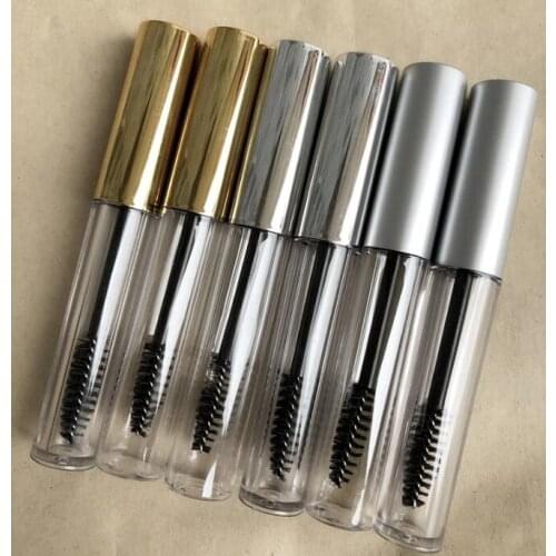 100pcs 10ML Empty mascara Eyelash growth Eyelashes liquid bottle Lip gloss tube Cosmetics samples vial bottles#26584