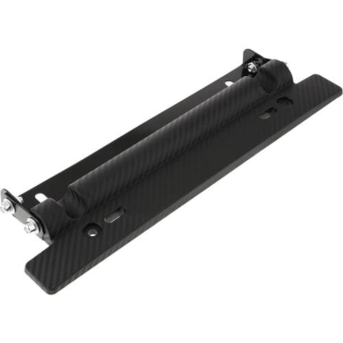 Adjustable Car License Plate Frame Holder Carbon Fiber Racing Number Plate