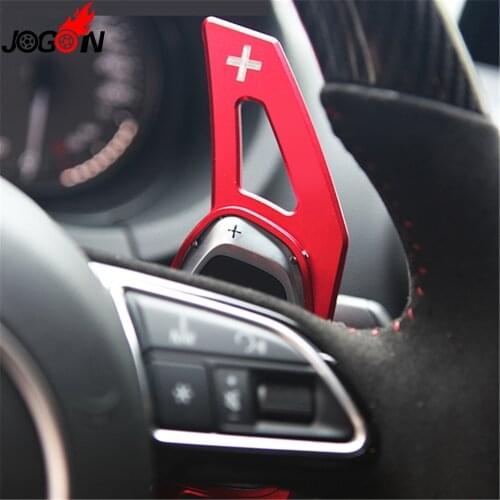 Steering Wheel Paddle Extension Shifter Cover Trim Pad For Audi A5 S3 S5 S6 SQ5 RS3 RS6 RS7 2016 2017 Sportback