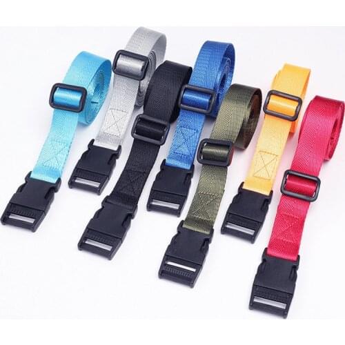 Shoulder Strap Bag Accessories Thickened Durable Nylon Students School Bags Strap Chest Camping Strap Adjustable Luggage Fixed