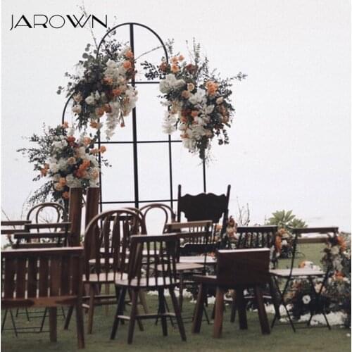 JAROWN Wedding Wrought Iron Custom Props Wedding Scene Layout Grid Stand New Arch Background Shelf Home Garden Party Decoration