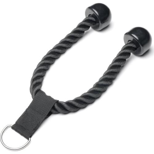 Tricep Rope Heavy Duty pulley system Push Pull Down Cord Biceps Muscle Training Rope for Home or Gym Fitness Body Equipment