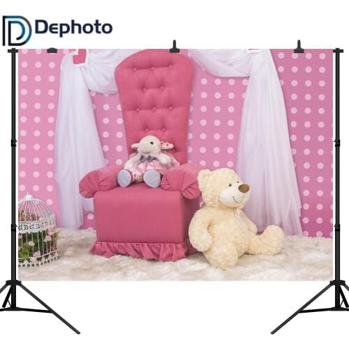 Dephoto Vinyl Photography Backgrounds Birthday Party Computer Printed Children Christmas Photographic Backdrops for Photo studio