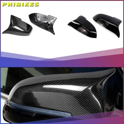 2pcs Mirror Covers Left Right Side Rearview Mirror Cover Cap For BMW 5 6 7 Series F10 F18 F11 F06 F07 F12 F13 F01 2014 2015 2016