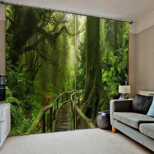 3D Curtain Fashion Customized Sky Spacecraft Curtains For Bedroom Custom Any Size 3D Curtain Blackout Living Room